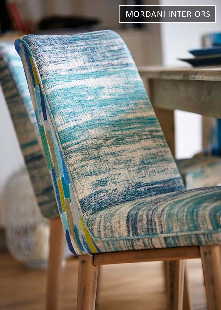 Multi Color Horizontal Texture Jacquard Upholstery